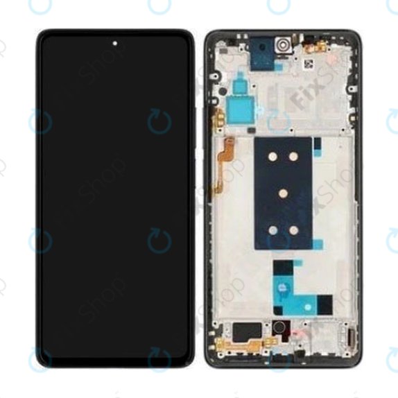 Xiaomi Poco F4 5G - LCD Kijelző + Érintőüveg + Keret (Night Black) OLED