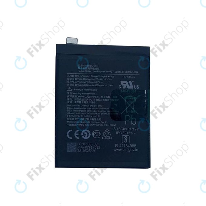 OnePlus 8 - Akkumulátor BLP761 4300mAh