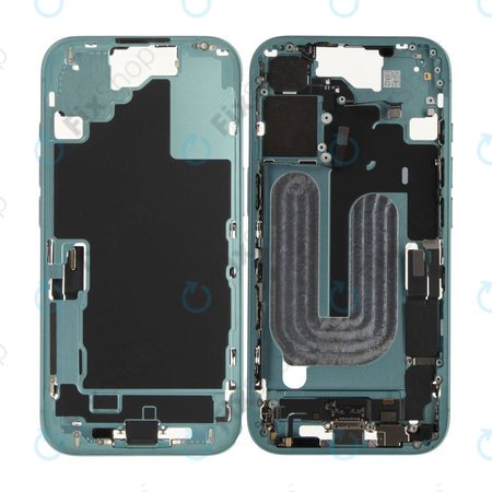 Középső keret akkumulátorral | iPhone 16 | Green | ZD076-00683 | Genuine Apple