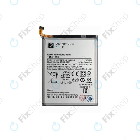 Samsung Galaxy M31 M315F, M31s M317F - Akkumulátor EB-BM317ABY 6000mAh