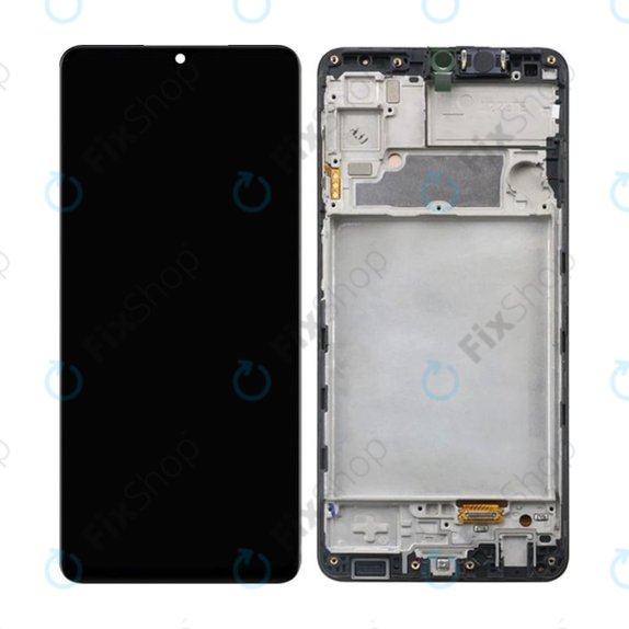 Samsung Galaxy A22 A225F - LCD Kijelző + Érintőüveg + Keret OLED