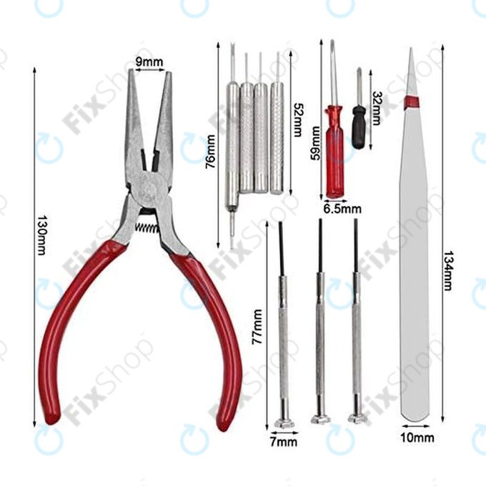 Órajavító szerszámkészlet - 16db