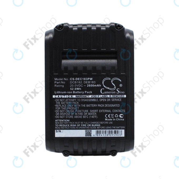 DeWalt DC, DW-series - Akkumulátor DCB182, DCB183 2600mAh HQ