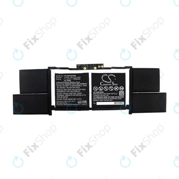Apple MacBook Pro 15" A1990 (2018 - 2019) - Akkumulátor A1953 7300mAh HQ