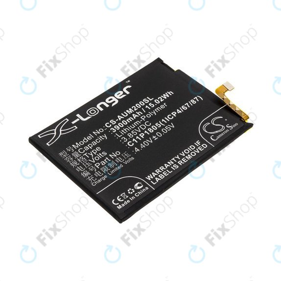 Akkumulátor Asus Zenfone Max M2, 3900mAh, Li-Pol, 3.85V, C11P1805 (1ICP4/67/87), HQ