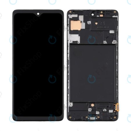 Samsung Galaxy A71 A715F - LCD Kijelző + Érintőüveg + Keret TFT