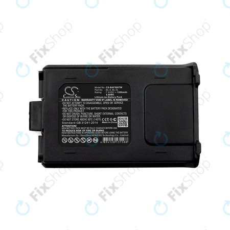 Akkumulátor Baofeng UV-5R, Baofeng BF-F8, 1200mAh, Li-Ion, 7.4V, BL-5, HQ
