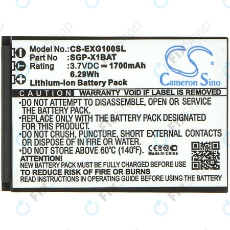 Akkumulátor Evolveo StrongPhone X1, 1700mAh, Li-ion, 3.7V, SGP-X1BAT, HQ