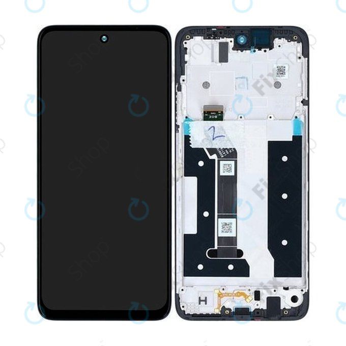 Motorola Moto G35 5G - LCD Kijelző + Érintőüveg + Keret (Black) - 5D68C28856 Genuine Service Pack