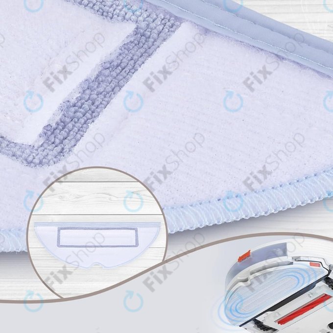 Xiaomi Roborock S7, S7+, S7 MaxV, S7 MaxV Ultra, S7 Pro Ultra, S8, S8+, T7S Plus - Felmosó Párna (Mikroszálas)