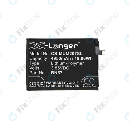 Xiaomi Poco X3 NFC, X3 Pro - Akkumulátor BN57 4950mAh HQ