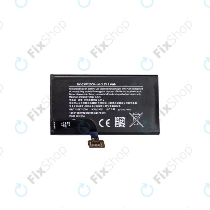 Nokia Lumia 1020 - Akkumulátor BV-5XW 2000mAh
