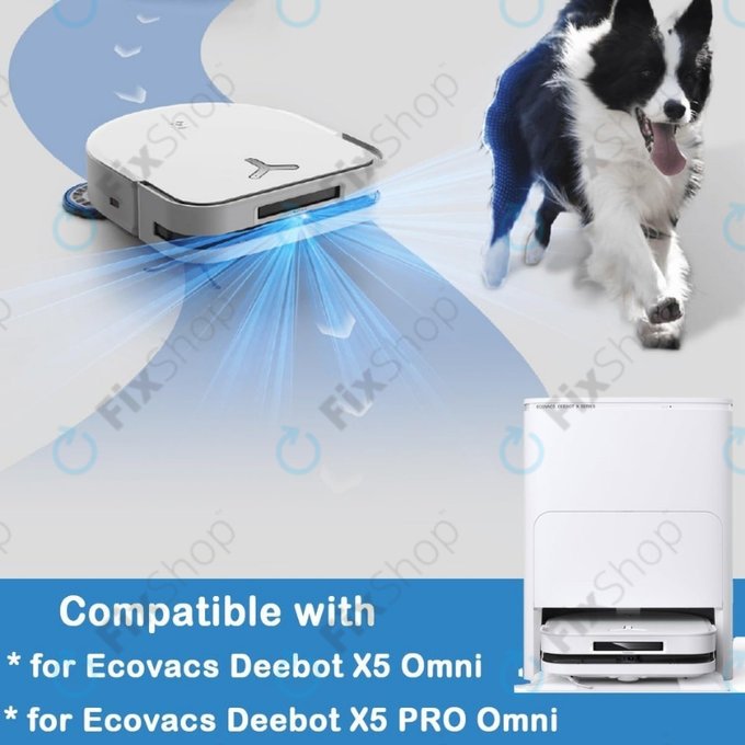 Ecovacs Deebot X5 Omni, X5 Pro Omni - Főkefe