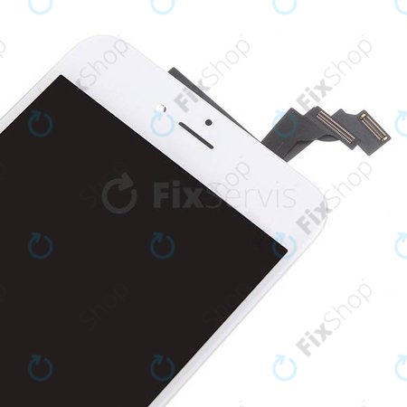 Apple iPhone 6 Plus - LCD Kijelző + Érintőüveg + Keret (White) TFT