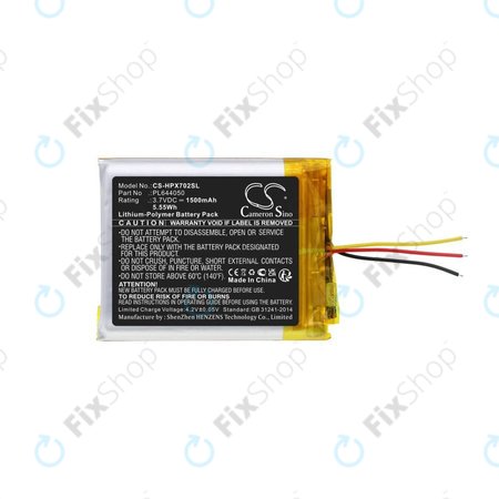 Akkumulátor HyperX Cloud Flight, Cloud Alpha, 1500mAh, Li-Pol, 3.7V, PL644050, HQ