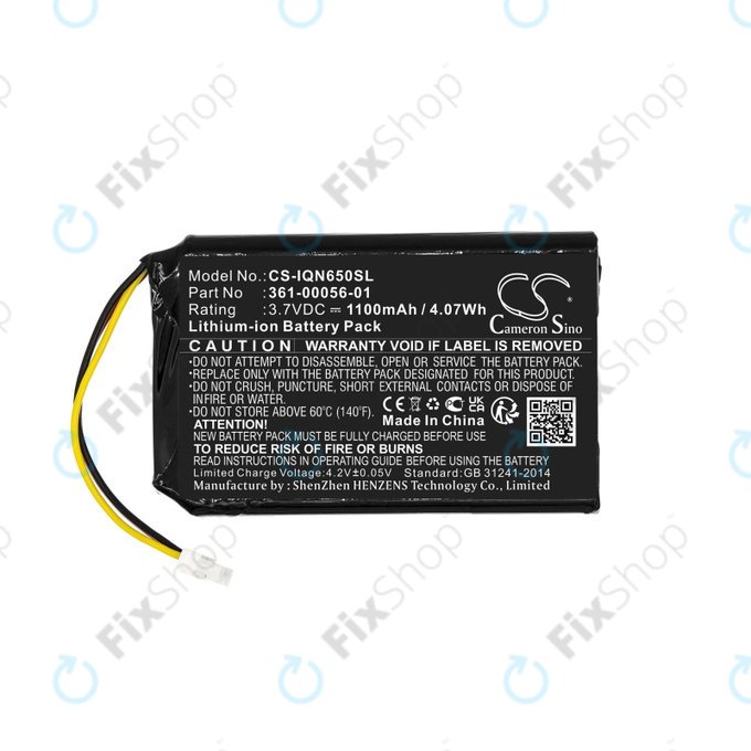 Garmin Nuvi 53, 53LMT, 65, 65LM - Akkumulátor 361-00056-01 1100mAh HQ