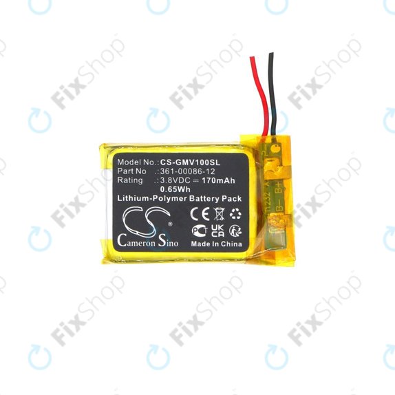 Akkumulátor Garmin Femix 6s Pro, Venu, 170mAh, Li-Pol, 3.8V, 361-00086-12, HQ