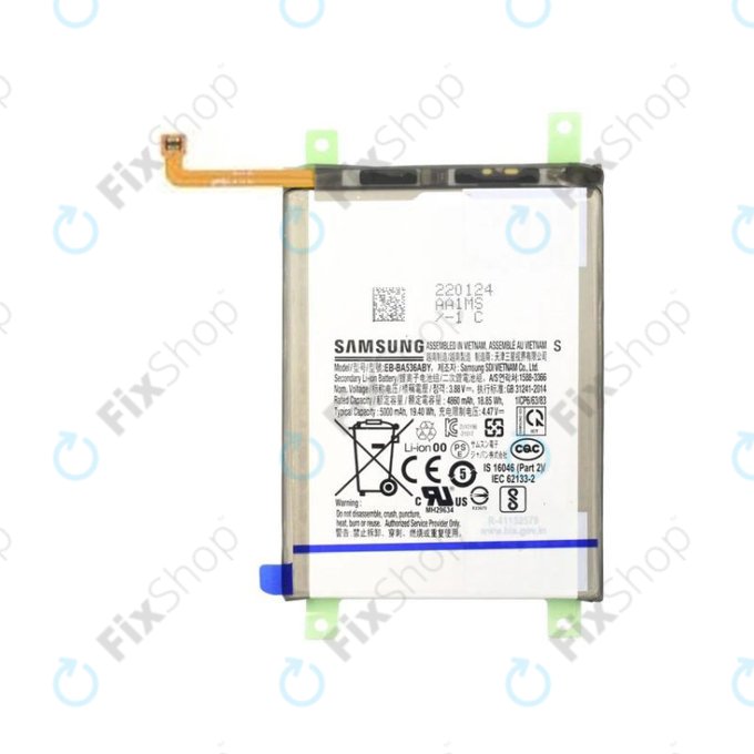 Samsung Galaxy A33 5G A336B - Akkumulátor EB-BA536ABY 5000mAh - GH82-28146A Genuine Service Pack