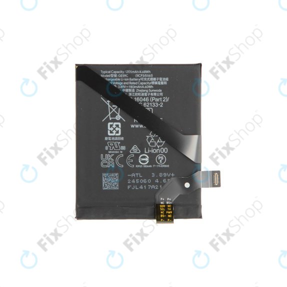 Akkumulátor Google Pixel 9 Pro Fold, Base GE59C, G949-00920-00, Genuine Service Pack