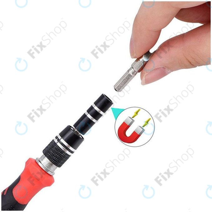 Kingsdun - Professzionális Csavarhúzó Készlet 117in1 (Piros Kiadás)