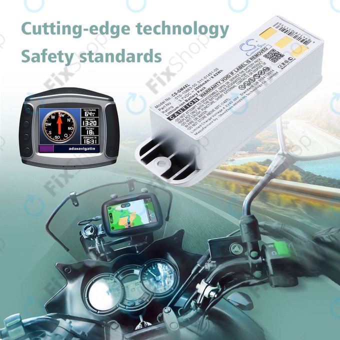 Akkumulátor Garmin Zumo 400, 550, 2600mAh, Li-Ion, 3.7V, 010-10863-00, 011-01451-00, HQ