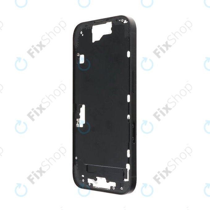 Apple iPhone 16 - Középső keret + Bekapcsoló + hangerő gomb (Black)