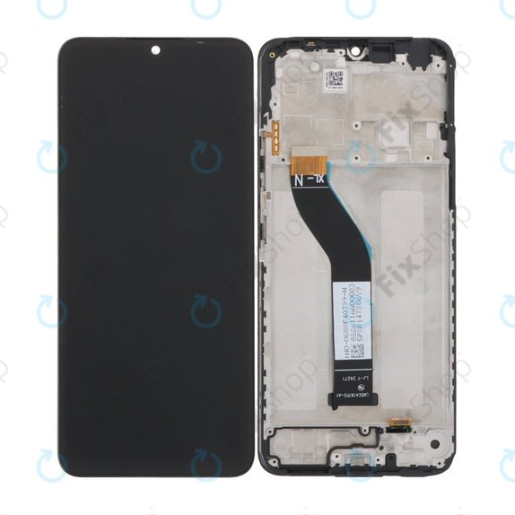 Xiaomi Redmi 14C 4G, Poco C75 - LCD Kijelző + Érintőüveg + Keret (Midnight Black) TFT