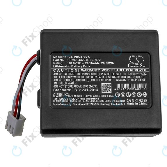 Philips SmartPro Easy - Akkumulátor IP797, 4322 005 38072 Li-Ion 10.8V 2600mAh HQ