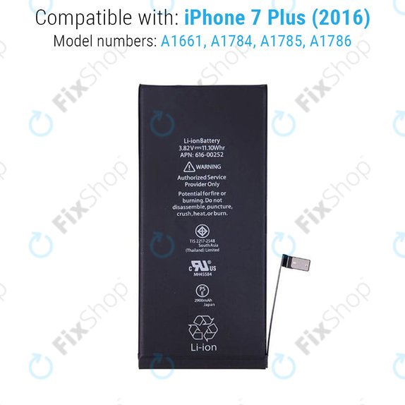 Apple iPhone 7 Plus - Akkumulátor 2900mAh
