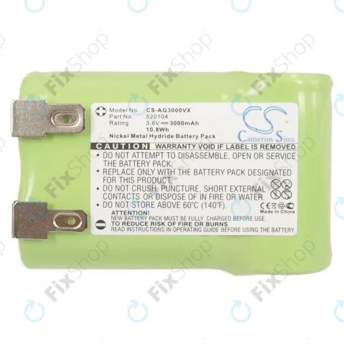 AEG Electrolux Junior 3000 - Akkumulátor 520104 Ni-MH 3.6V 3000mAh HQ