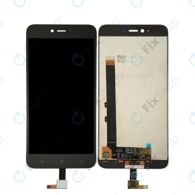 Xiaomi Redmi Note 5A 32GB, 64GB - LCD Kijelző + Érintőüveg (Black) TFT