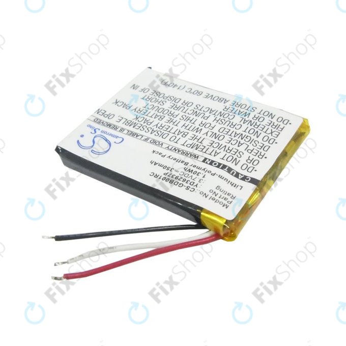 Akkumulátor GoPro Wifi Remote, 350mAh, Li-Pol, 3.7V, YD362937P, HQ