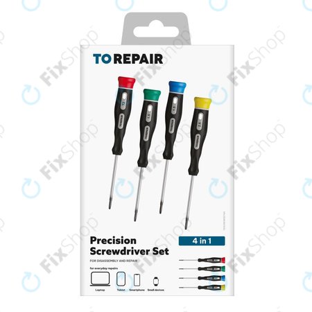 SBS - Precíziós mini csavarhúzó készlet kis elektronikához 4 az 1-ben