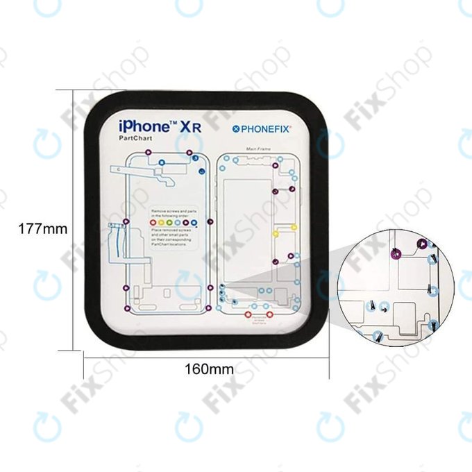 Mágneses Csavartartó Alátét (iPhone 6 - 11 Pro Max)