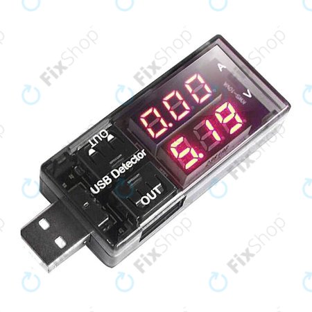 Keweisi - USB Töltőguru, USB Teszter (IN/OUT)