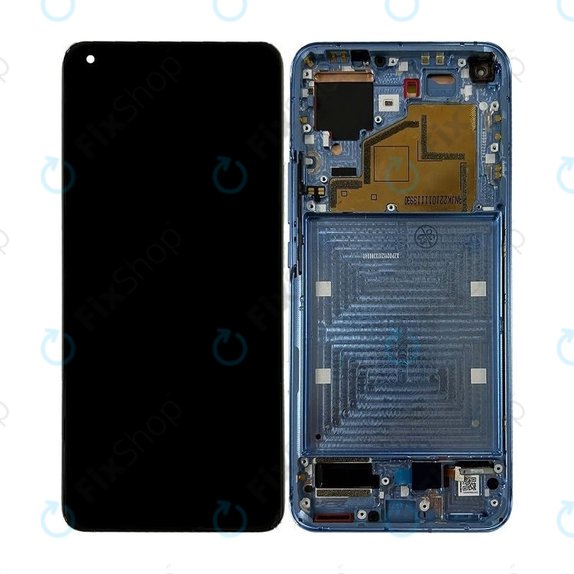 Xiaomi Mi 11 M2011K2G - LCD Kijelző + Érintőüveg + Keret (Horizon Blue) OLED