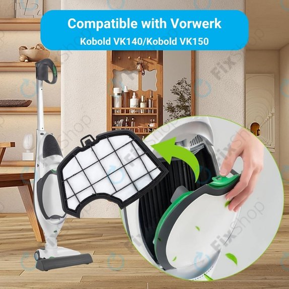 Vorwerk Kobold VK140, VK150 - Porszűrő FP140