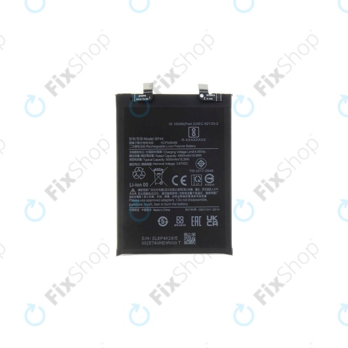 Xiaomi Redmi Note 12 Pro 5G - Akkumulátor BP4K 5000mAh