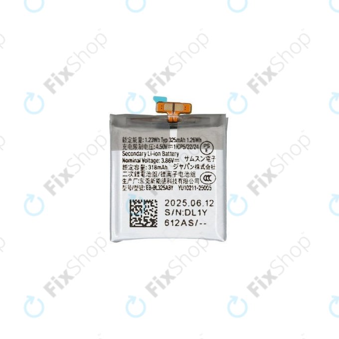 Samsung Galaxy Watch 8 L320N, L325U - Akkumulátor EB-BL325ABY 435mAh - GH43-05278A Genuine Service Pack