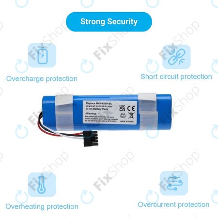 Xiaomi Mi Robot Vacuum Mop Pro (P), 2 (Mijia 2C), Viomi V2 Pro, Proscenic LDS M7 - Akkumulátor STYJ02YM, MH1-4S1P-SC Li-Ion 14.8V 3400mAh