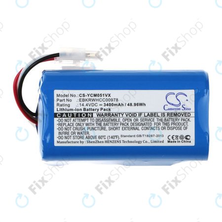 Akkumulátor iClebo ARTE YCR-M05, 3400mAh, Li-Ion, 14.4V, EBKRBKDL001039, HQ