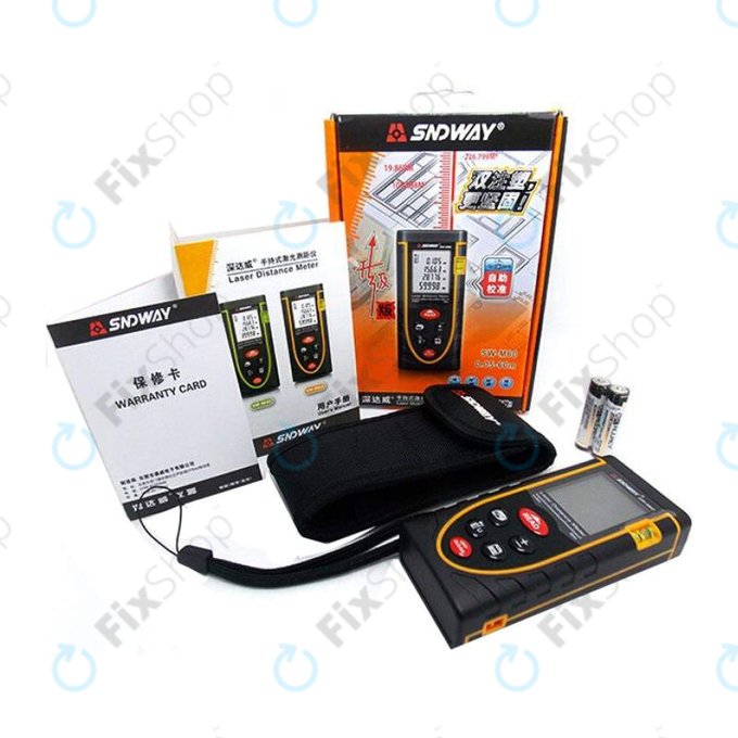 SNDWay SW-M60 - Nagy Pontosságú Lézeres Elektronikus Vonalzó (60m)