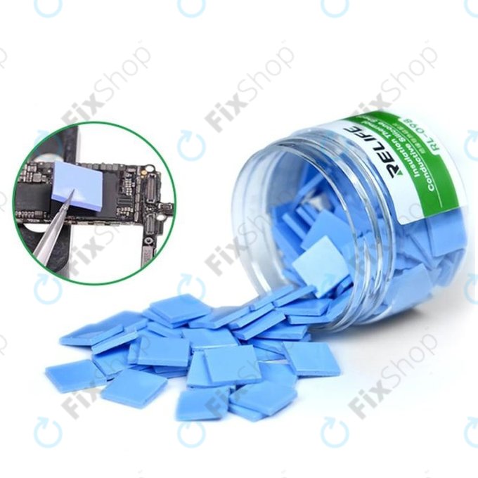 Szigetelő szilikon hővezető lap Relife RL-098