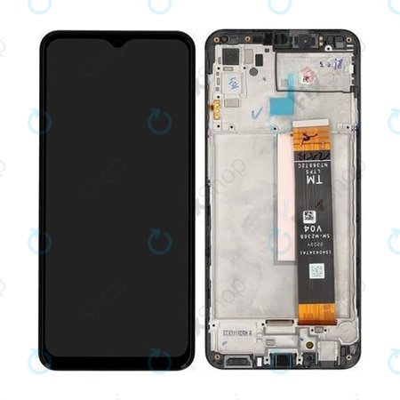 Samsung Galaxy M33 5G M336B - LCD Kijelző + Érintőüveg + Keret - GH82-28492A, GH82-28669A Genuine Service Pack