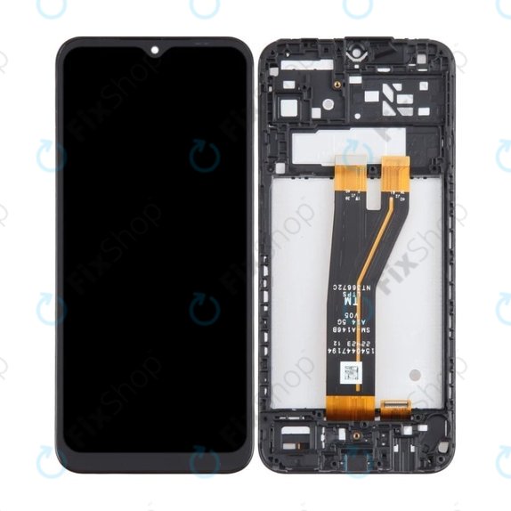 Samsung Galaxy A14 5G A146B - LCD Kijelző + Érintőüveg + Keret (Black) TFT