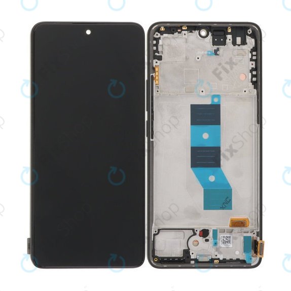 Xiaomi Redmi Note 14 5G 24094RAD4G - LCD Kijelző + Érintőüveg + Keret (Black) OLED