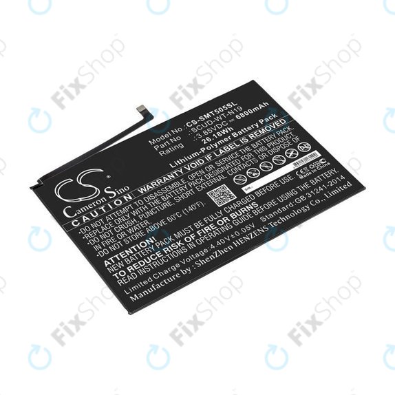 Akkumulátor Samsung Galaxy Tab A7, 6800mAh, Li-Pol, 3.85V, SCUD-WT-N19, HQ