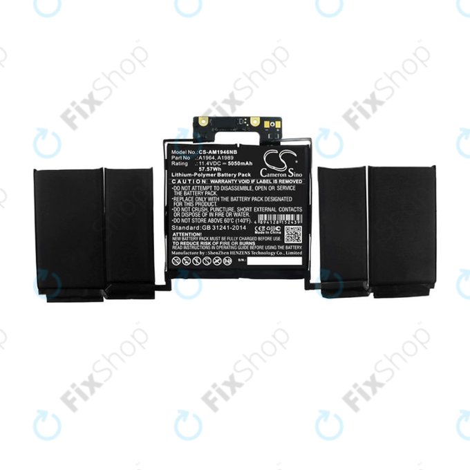Apple MacBook Pro 13" A1989 (2018 - 2019), A2251 (2020) - Akkumulátor A1964 5050mAh HQ