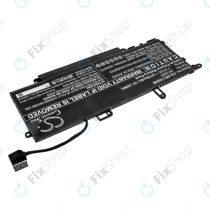 Akkumulátor Dell Latitude 7310 2-in-1, 7400 2-in-1, 6750mAh, Li-Pol, 7.6V, NF2MW, HQ