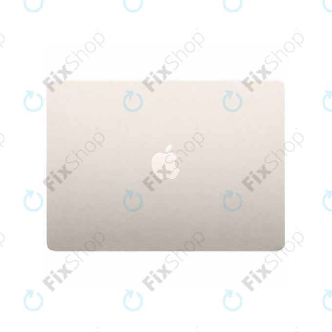 LCD kijelző MacBook Air 15", A3241 (2025), első üveggel és fedéllel, Starlight, 661-50130, Genuine Apple
